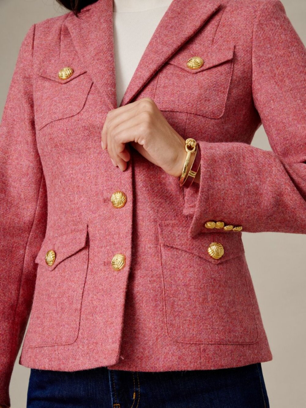 J McLaughlin Anwen Jacket - Dark Pink NEW - Picture 4 of 5
